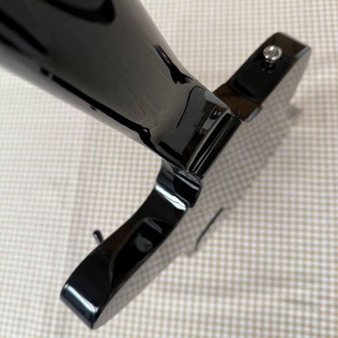 Black Gibson Firebird Style Guitar - White Scratchplate