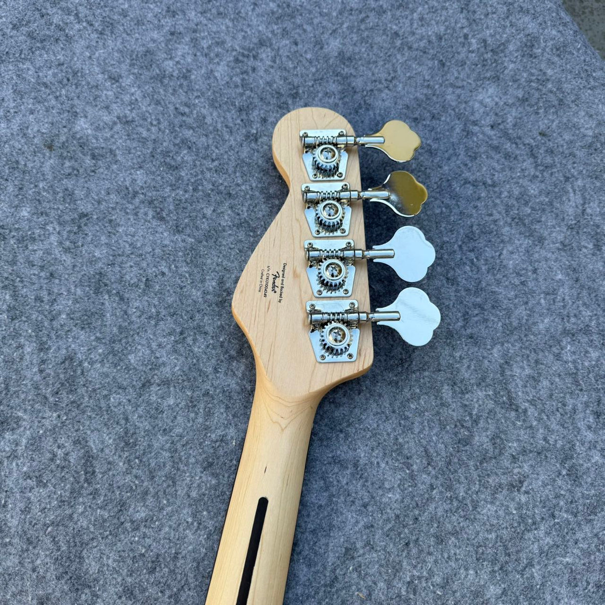 Black Fender Jazz Style Bass