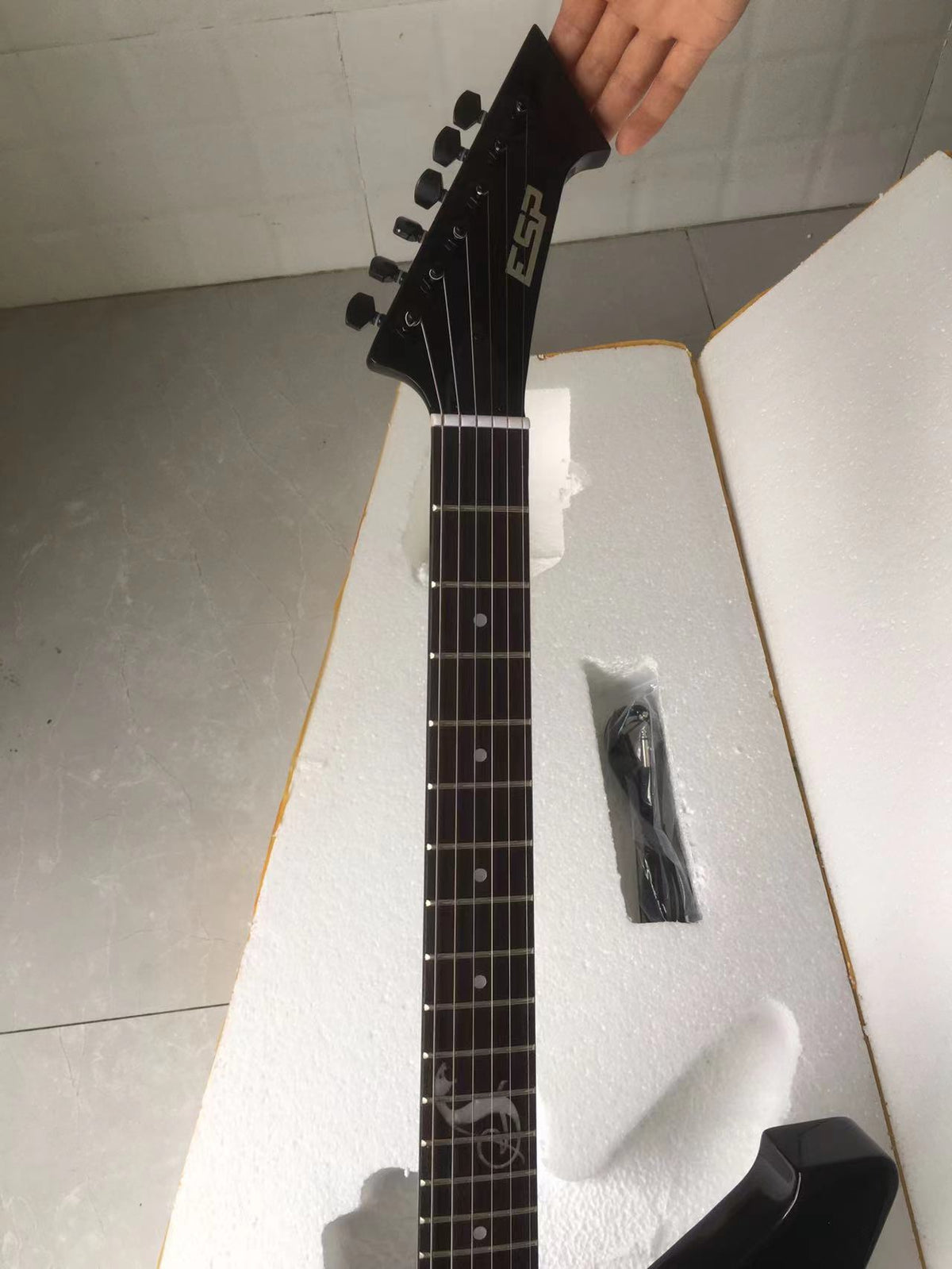 James Hetfield Style Signature Guitar - Black Colour