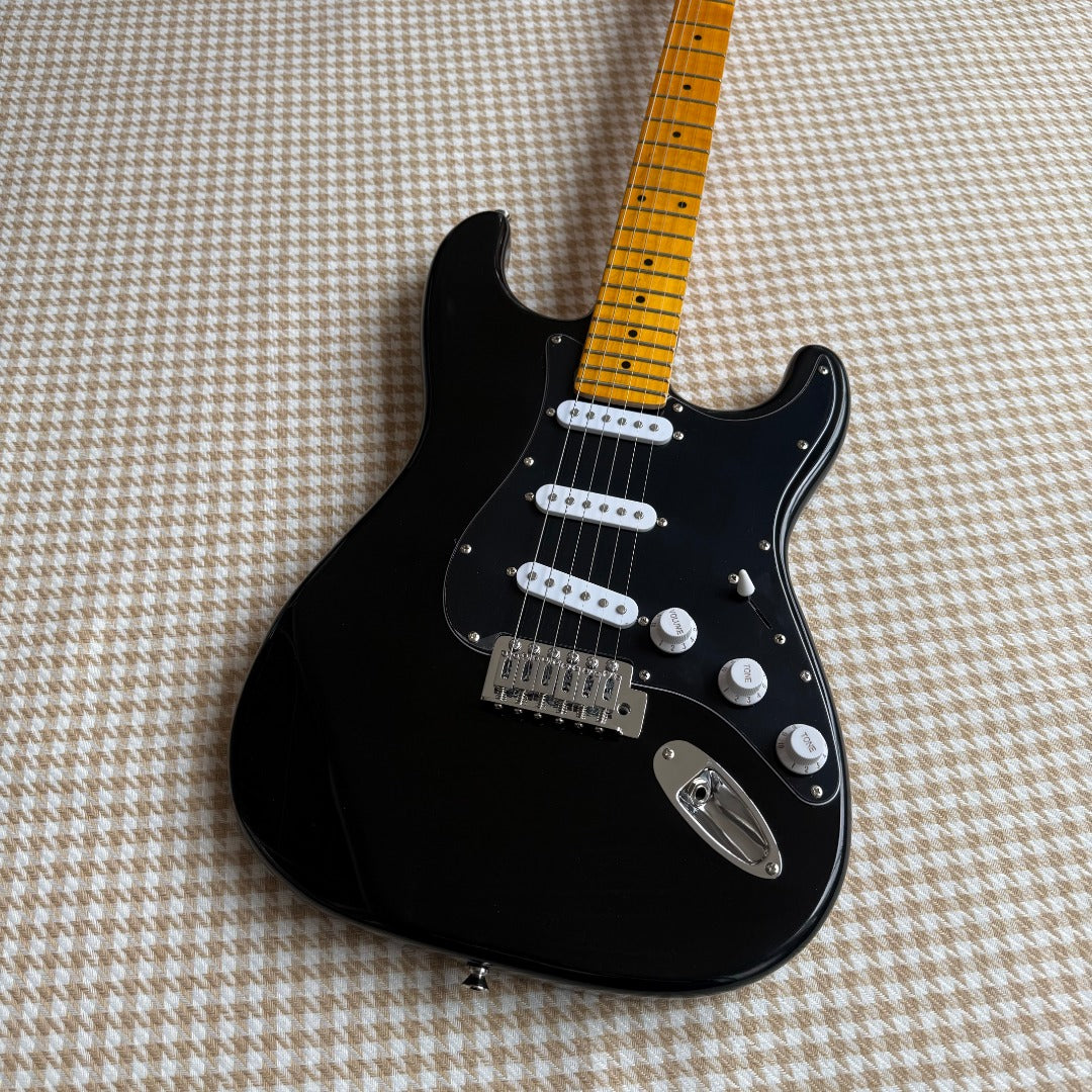 Black Stratocaster Guitar