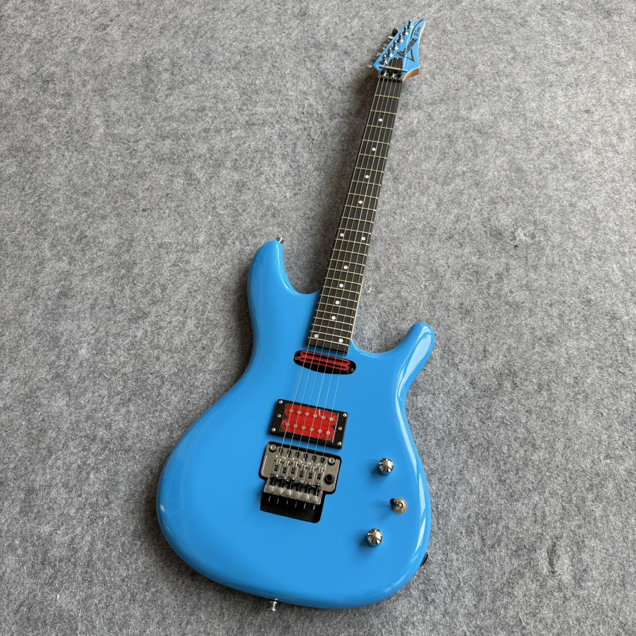 Blue Joe Satriani Ibanez Style Guitar