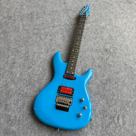 Blue Joe Satriani Ibanez Style Guitar