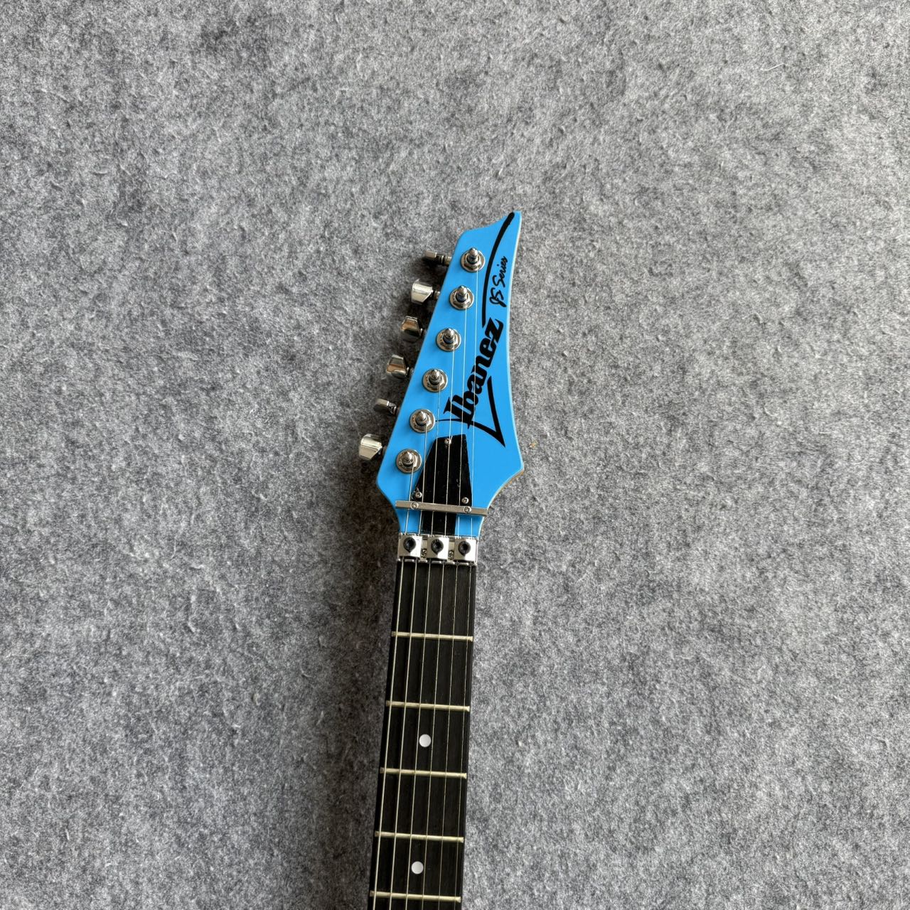 Blue Joe Satriani Ibanez Style Guitar