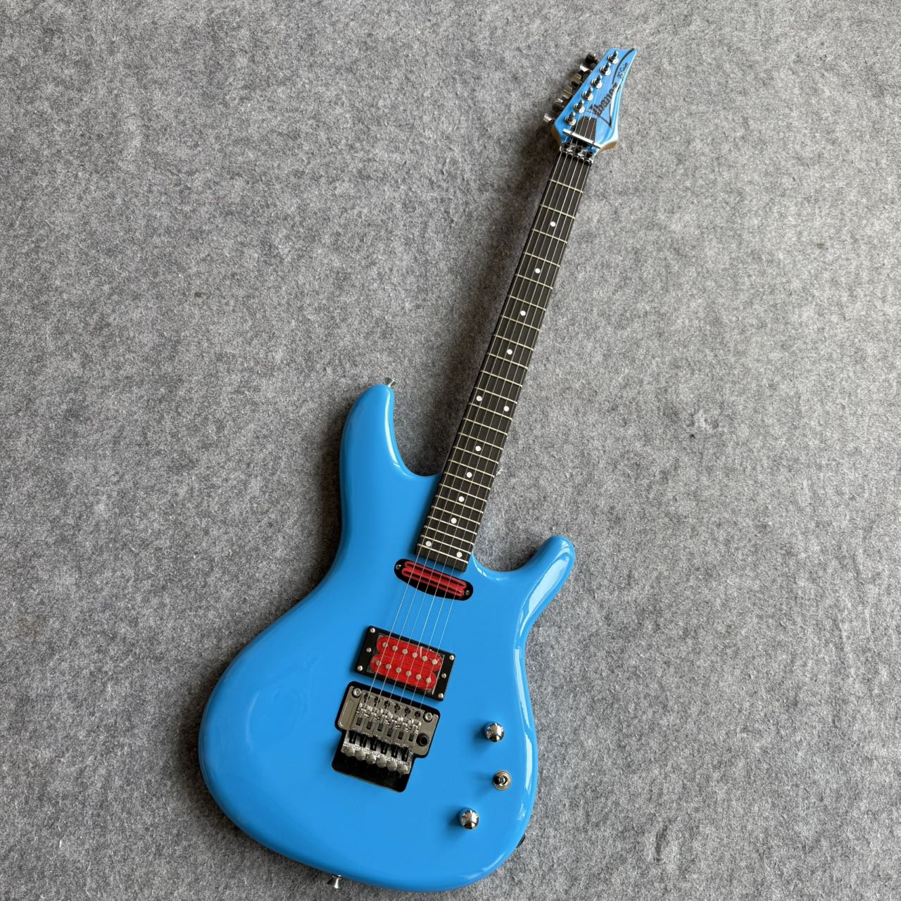 Blue Joe Satriani Ibanez Style Guitar