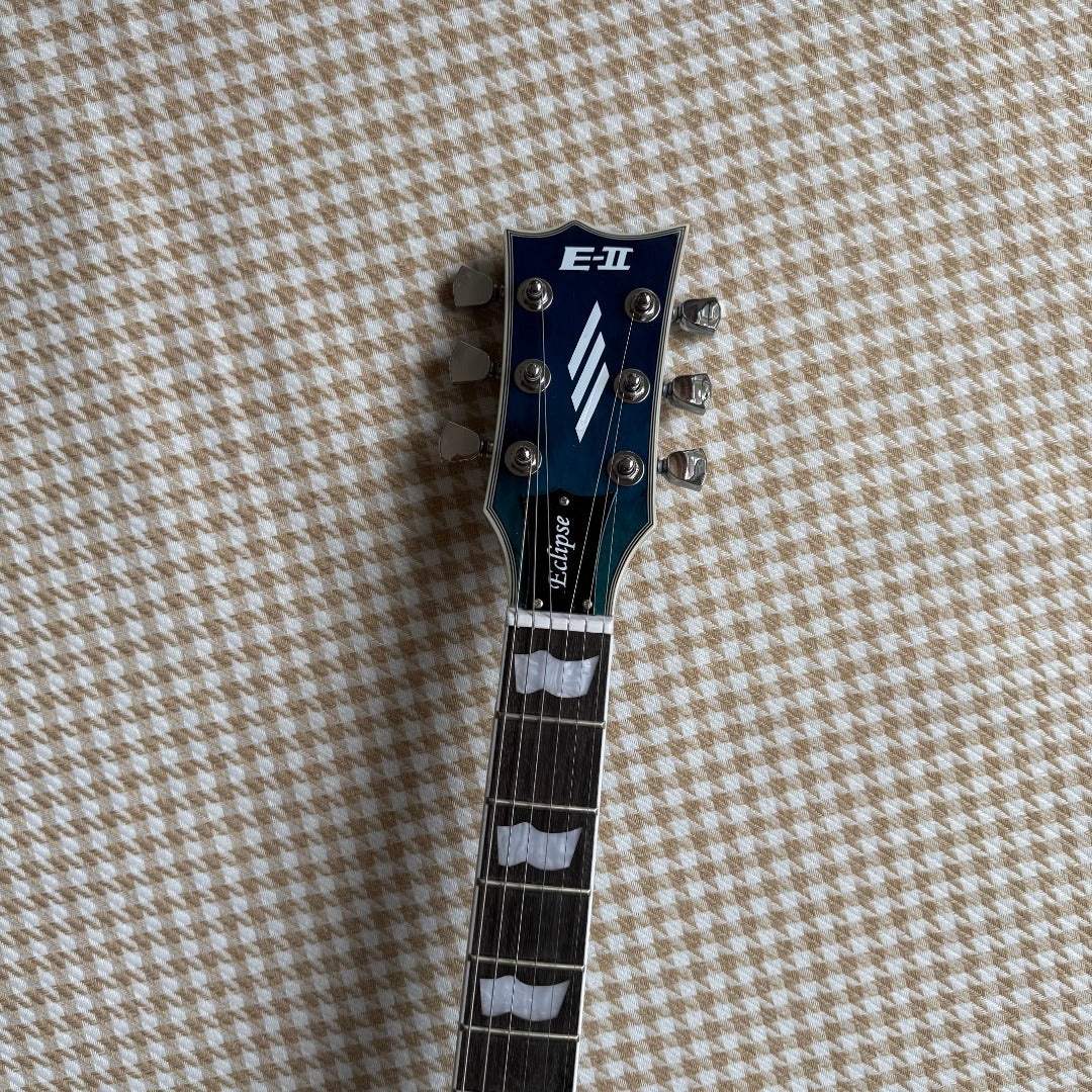 Blue Esp Style Guitar