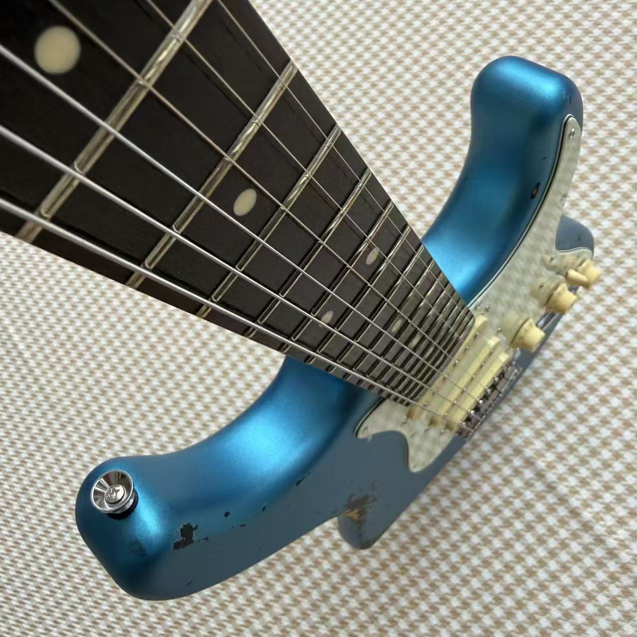 Relic'd Blue Fender Stratocaster Guitar