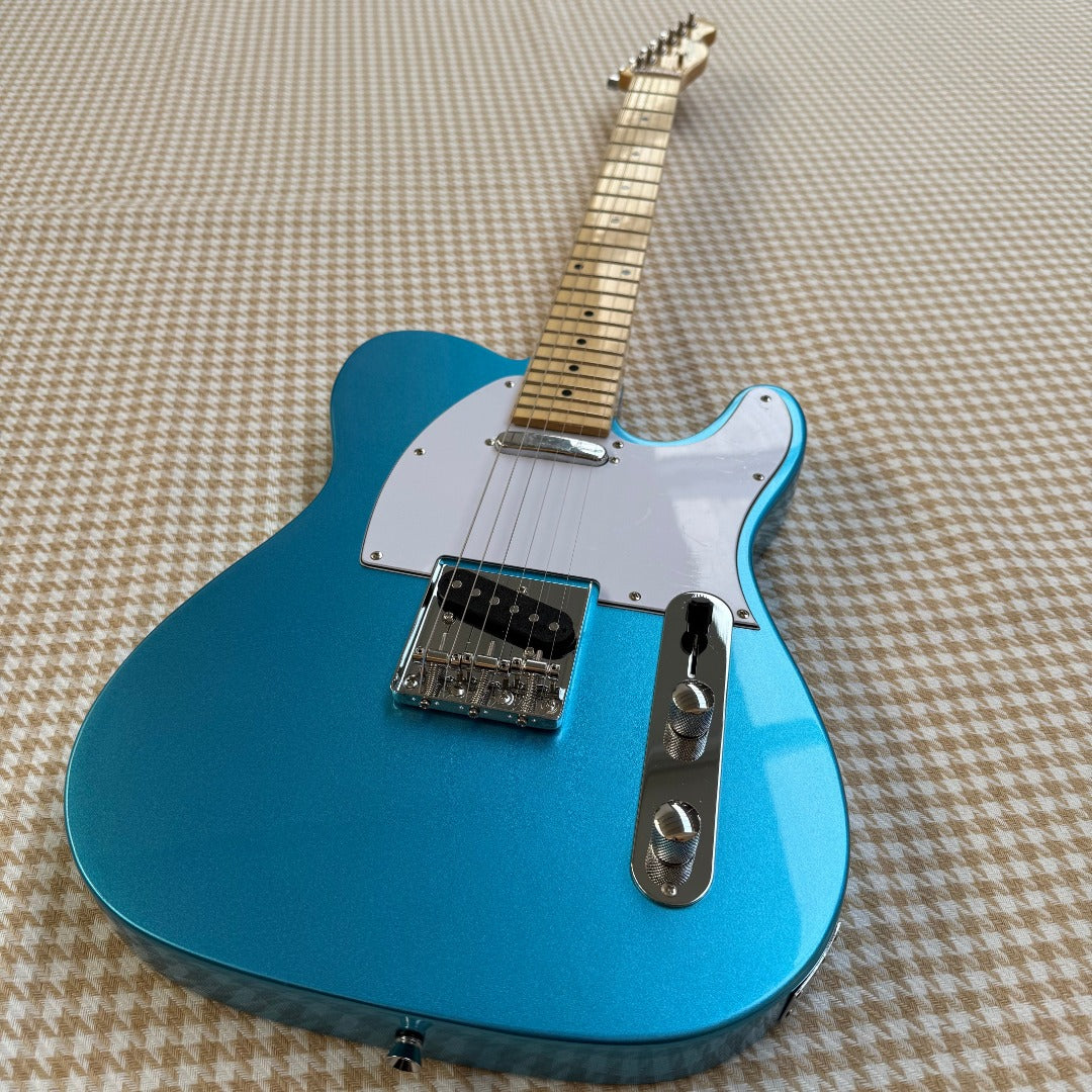 Blue Telecaster Style Guitar