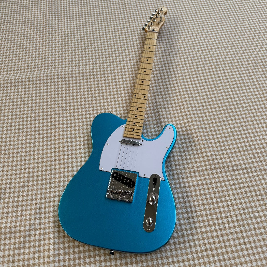 Blue Telecaster Style Guitar