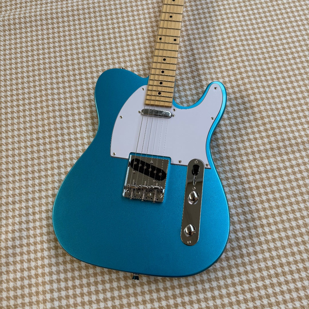 Blue Telecaster Style Guitar