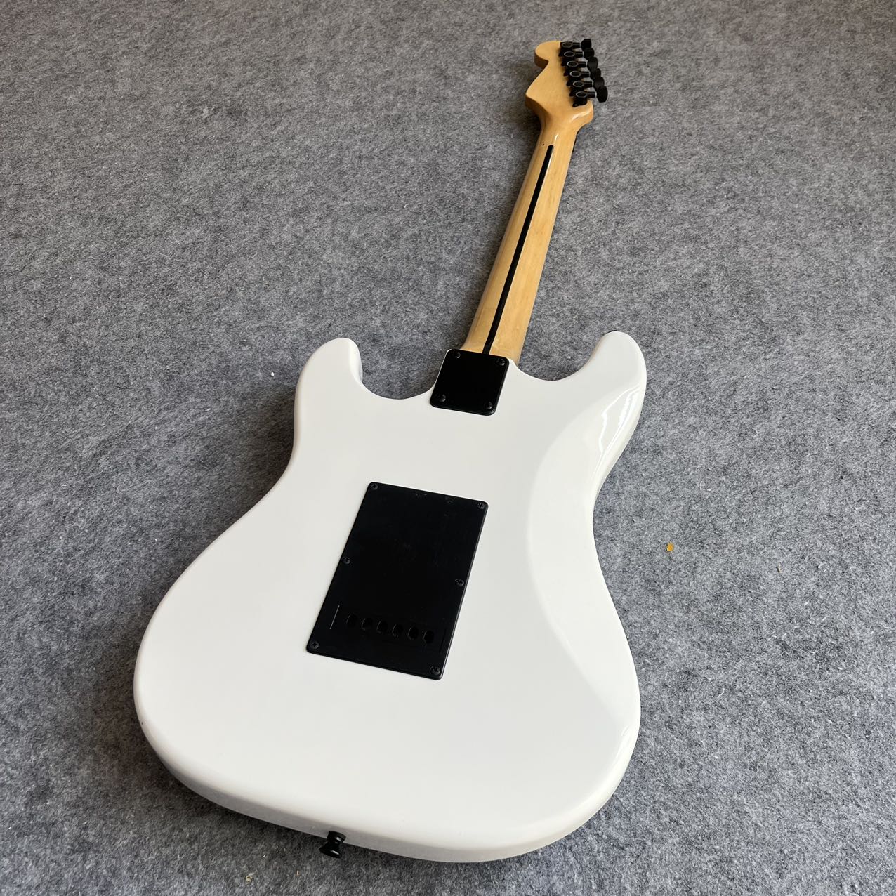 White Pro-Mod So-Cal Charvel Stratocaster Style Guitar