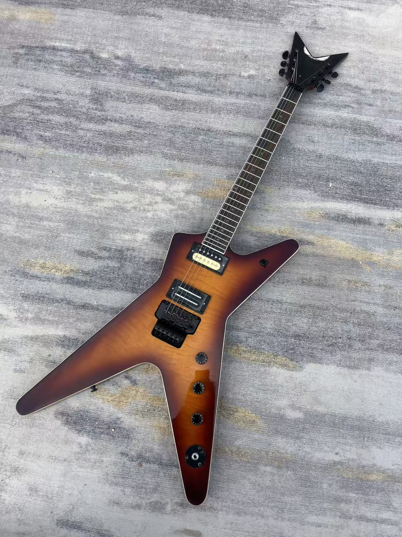 Brown Dean Dime Guitar