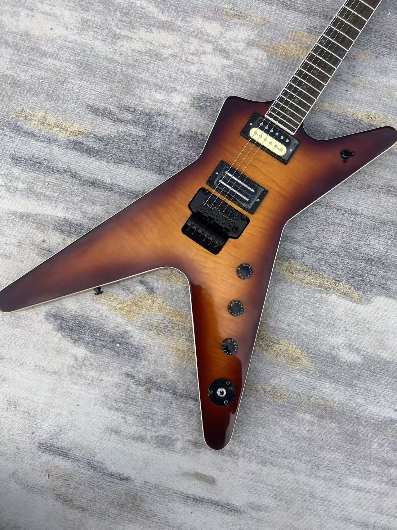 Brown Dean Dime Guitar