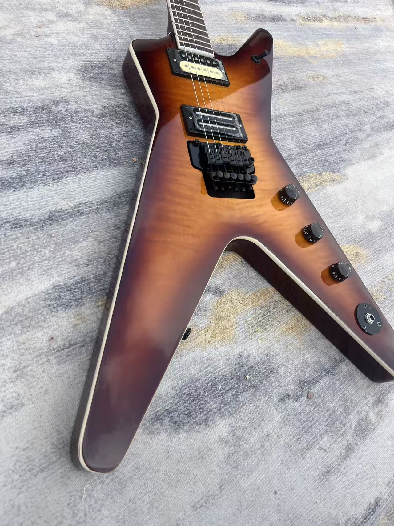 Brown Dean Dime Guitar