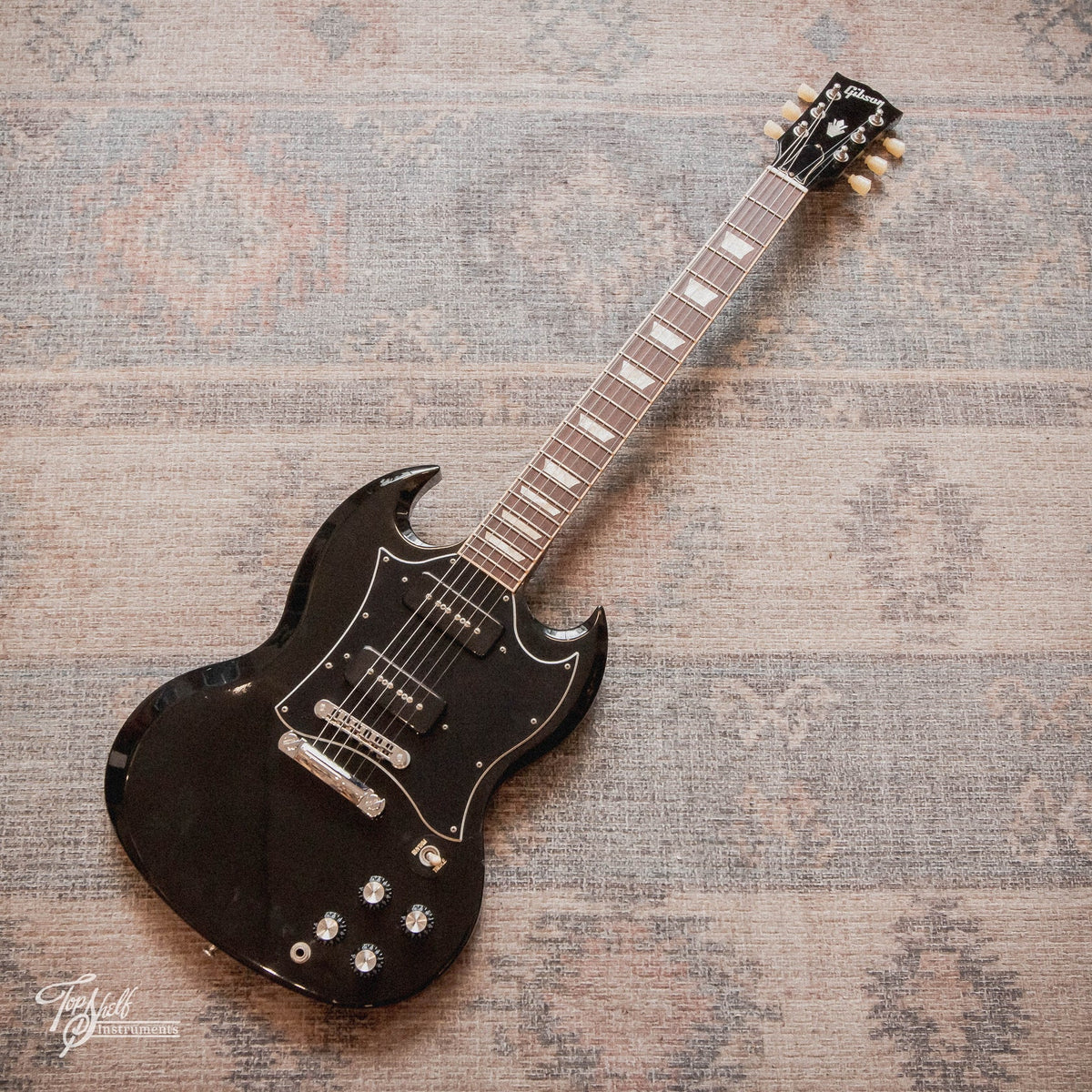 Gibson SG - Black - Custom Build - Black P90s