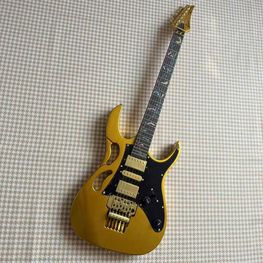 Gold Ibanez JEM Style Guitar