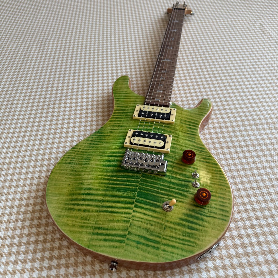 Prs Custom 24 Style Guitar - Green Finish
