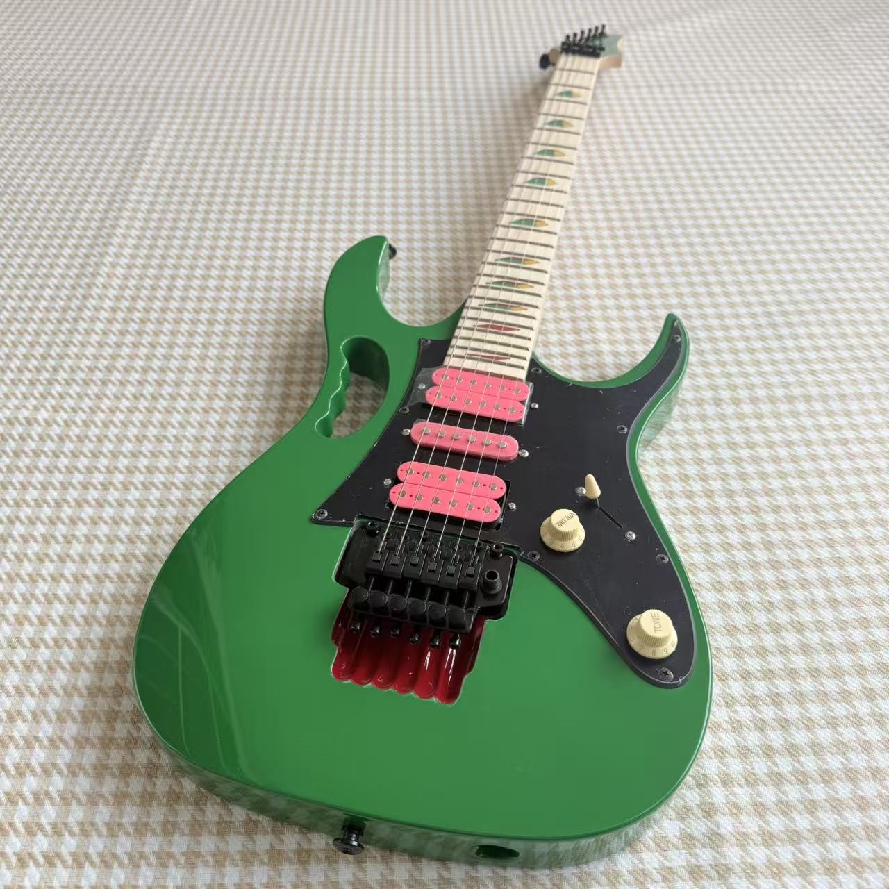 Green Ibanez JEM Style Guitar