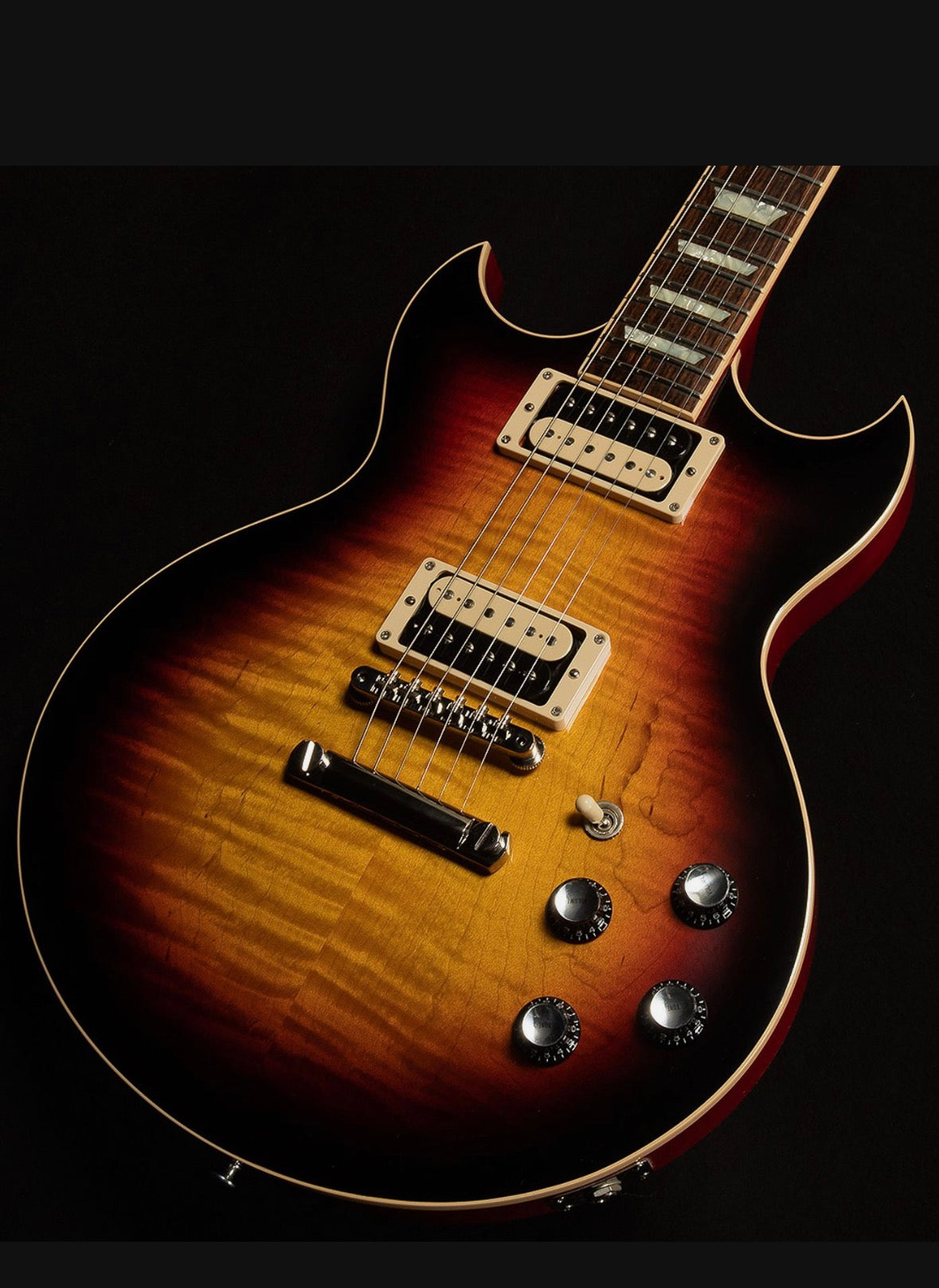Pat Smear - Gibson Kessel Custom Build Black