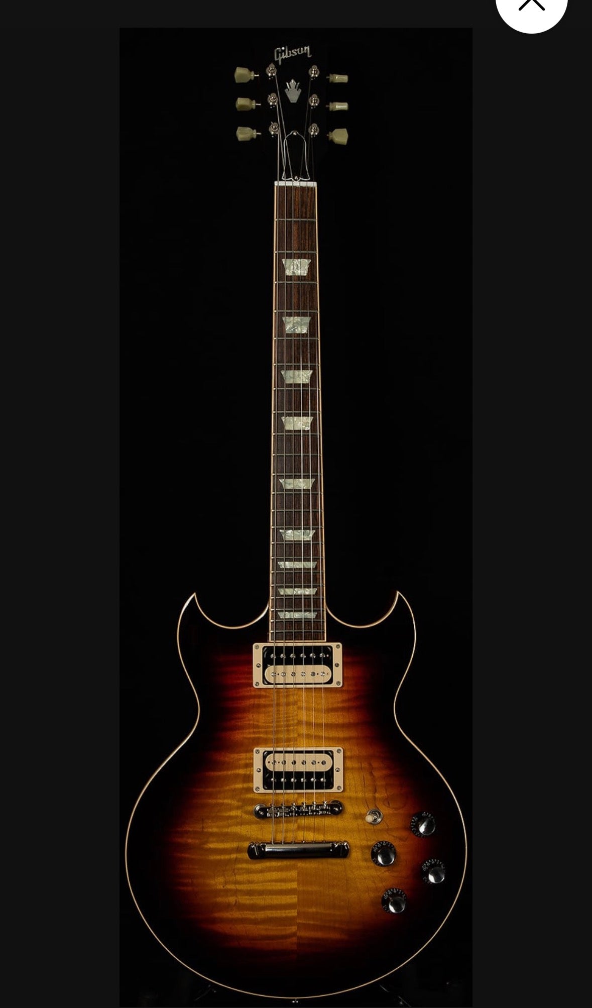 Pat Smear - Gibson Kessel Custom Build Black