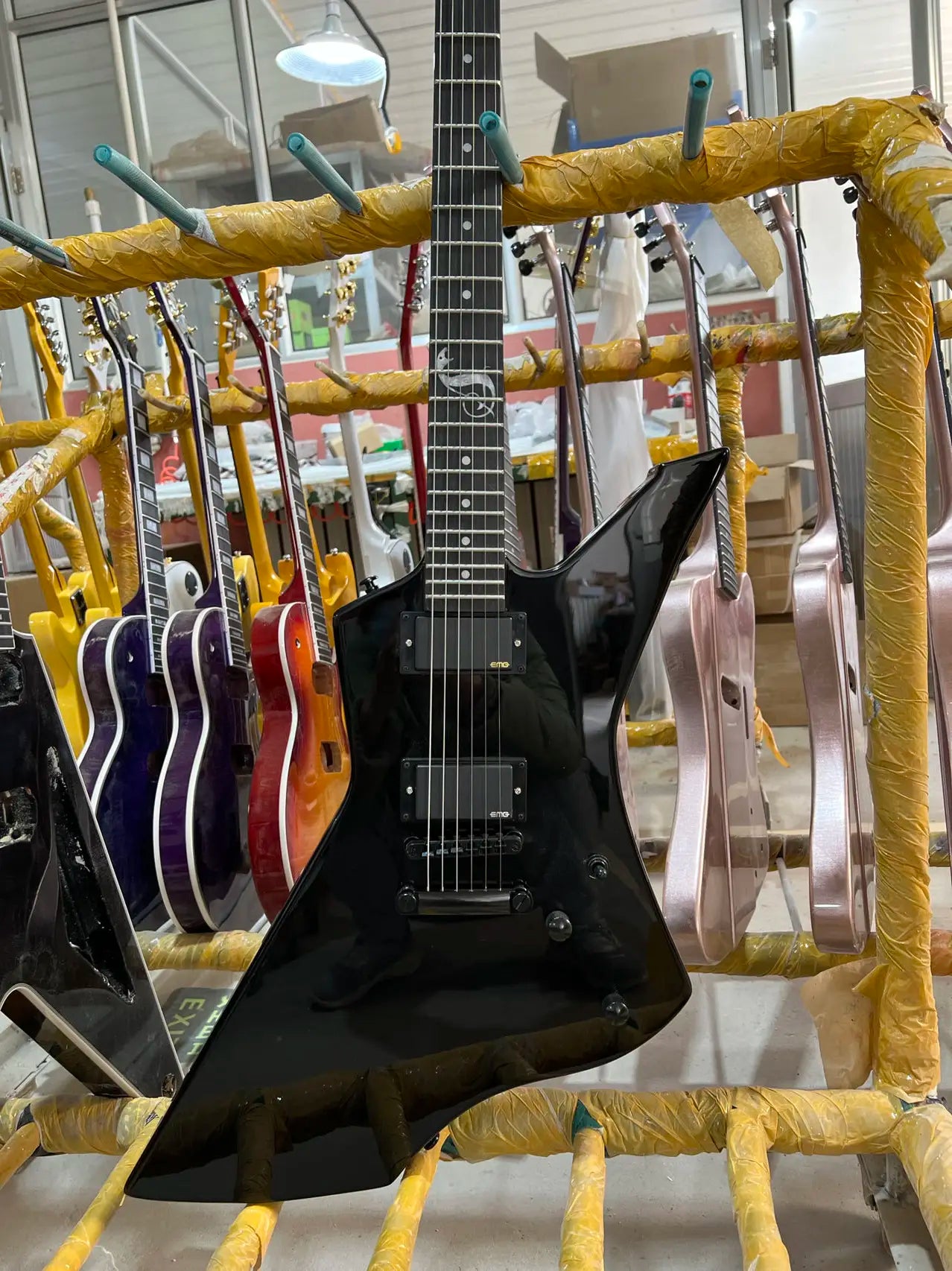 James Hetfield Style Signature Guitar - Black Colour
