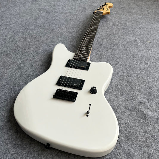 White Jazzmaster Style Guitar