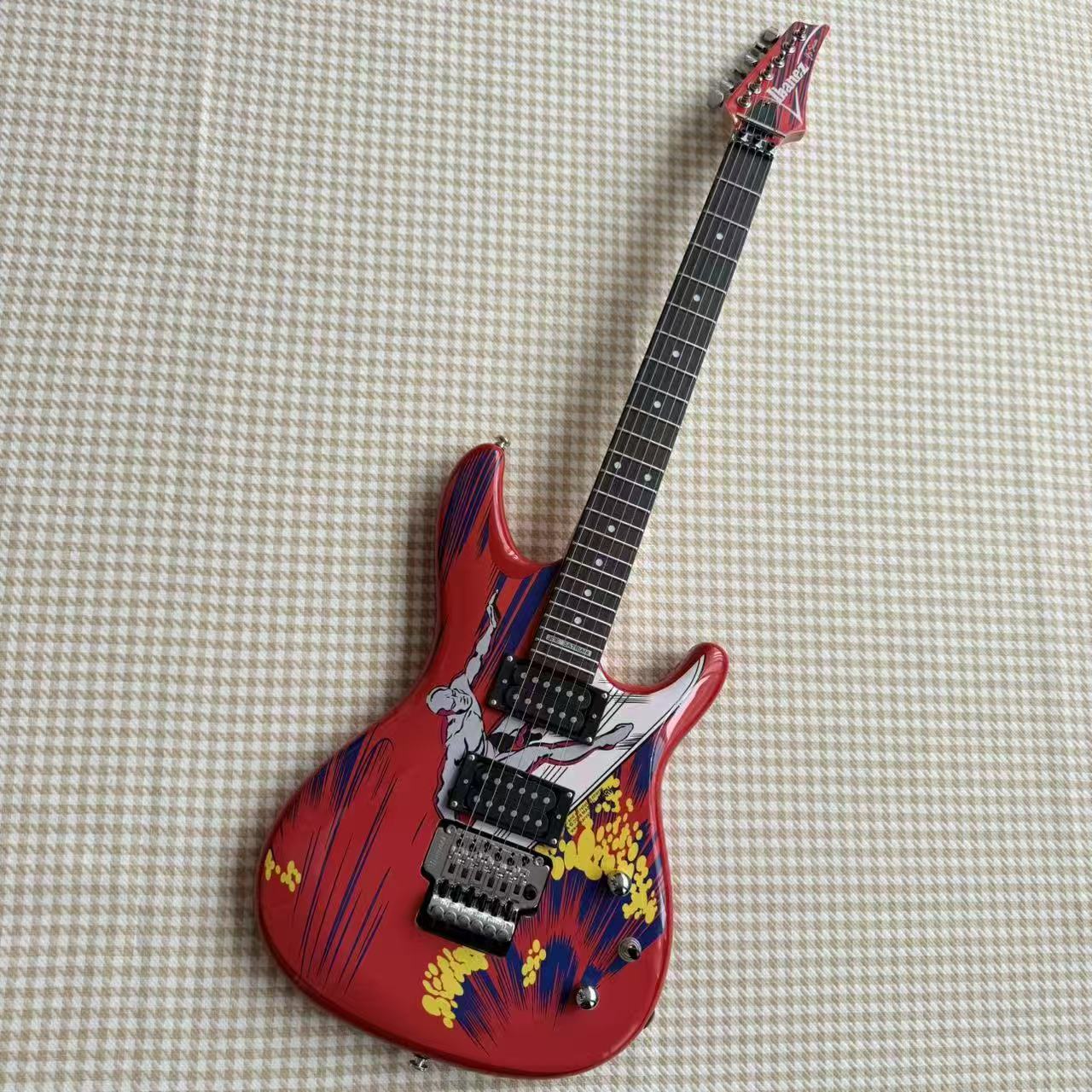 Joe Satriani Silver Surfer Ibanez Guitar