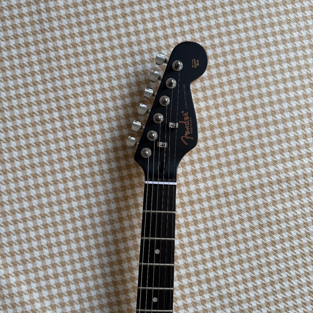 Matte Black Stratocaster Style Guitar