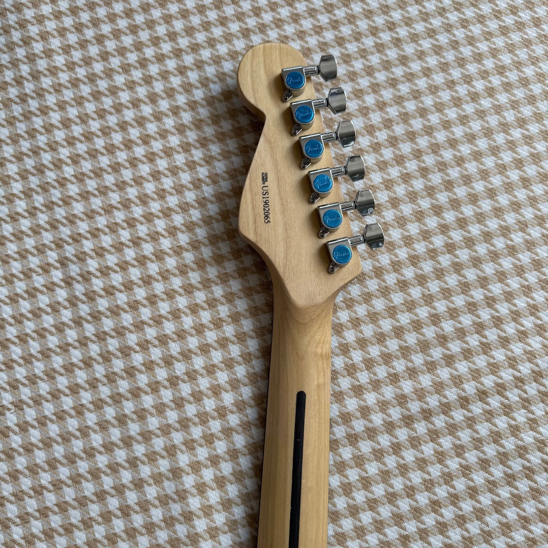 Matte Black Stratocaster Style Guitar