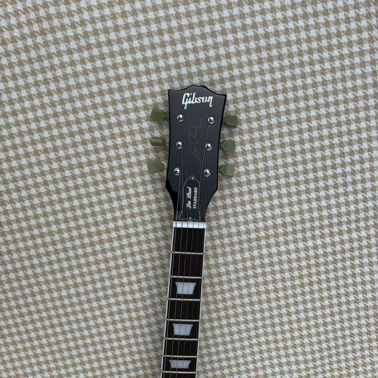 Matte Black Les Paul Style Guitar