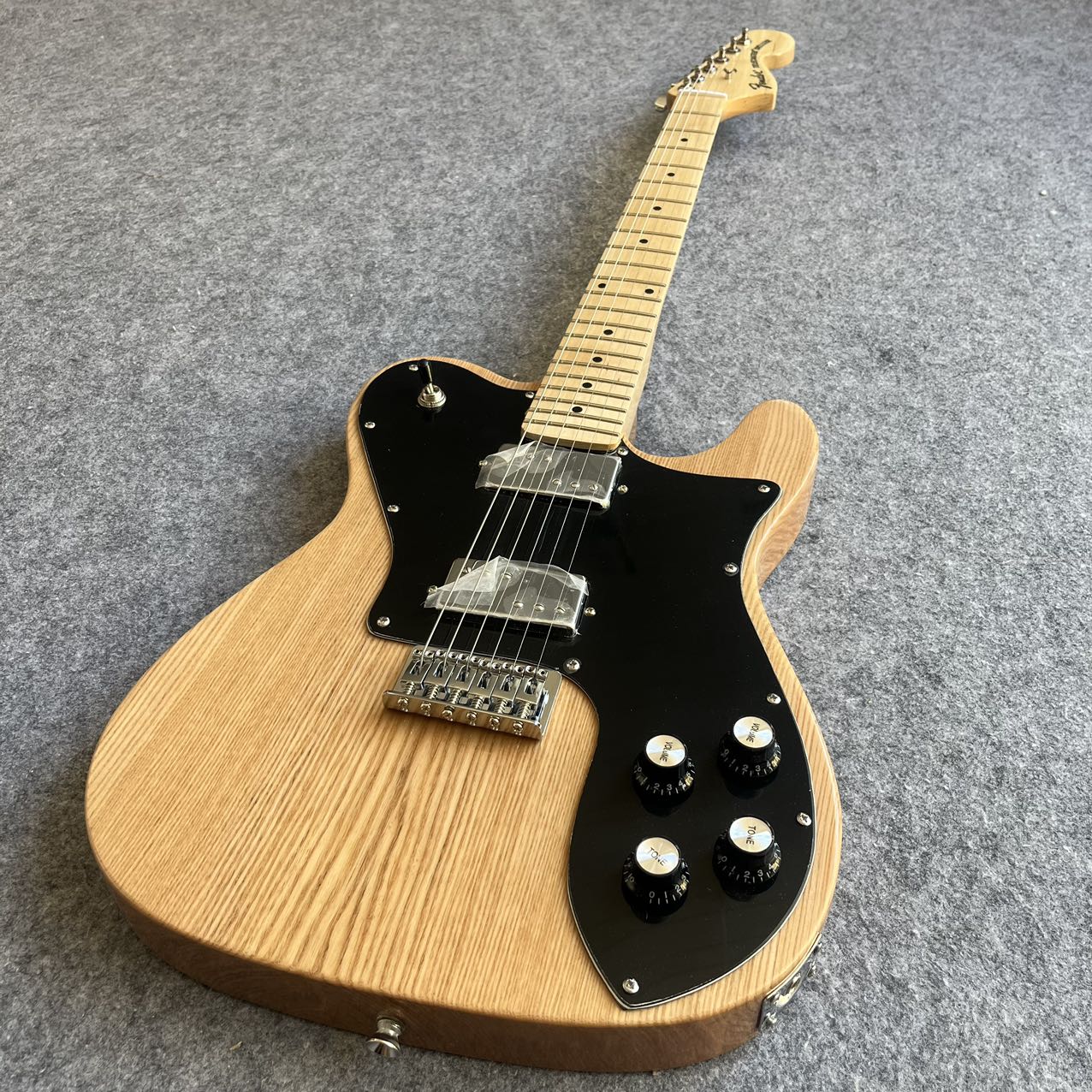 Natural Finish Telecaster Deluxe Style Guitar