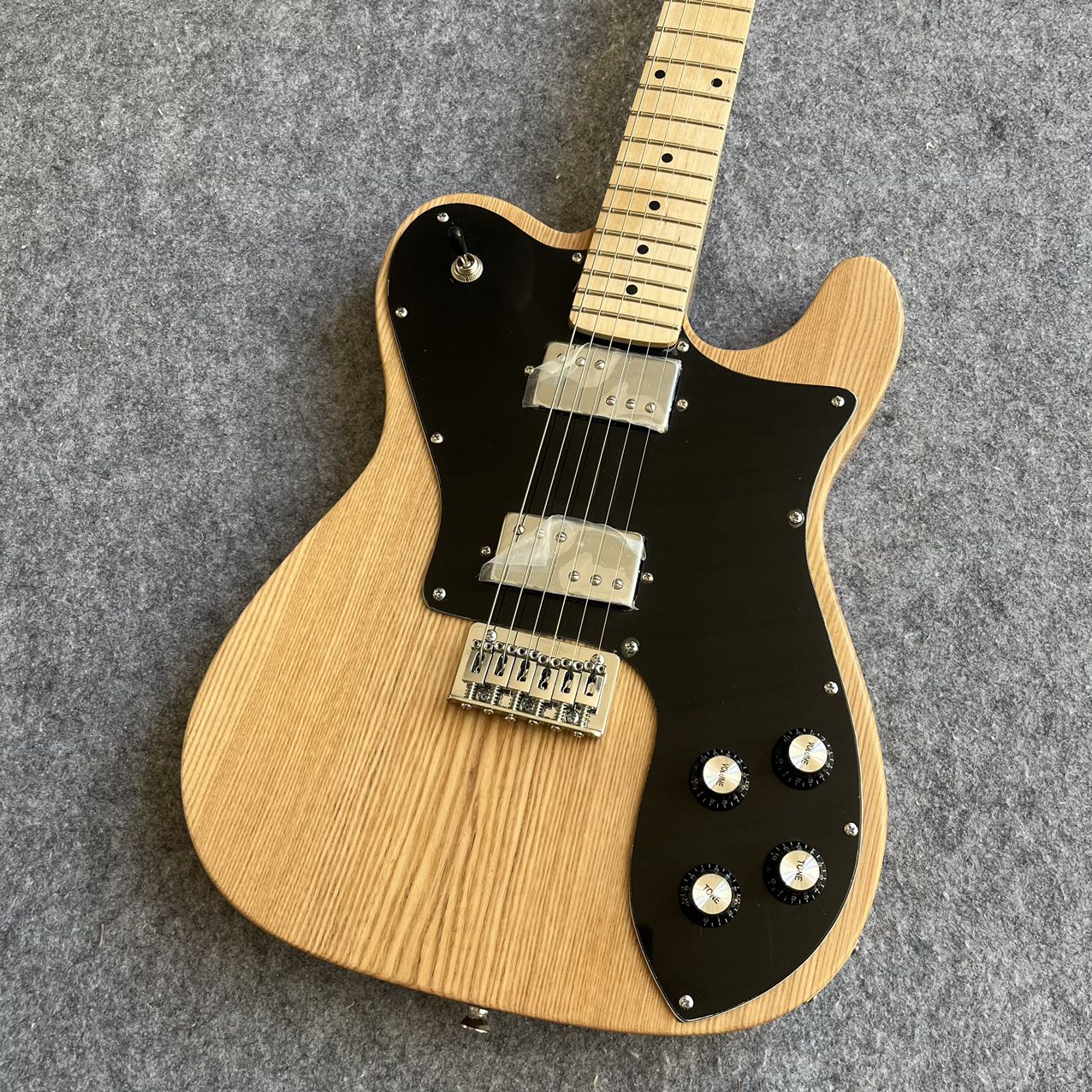 Natural Finish Telecaster Deluxe Style Guitar