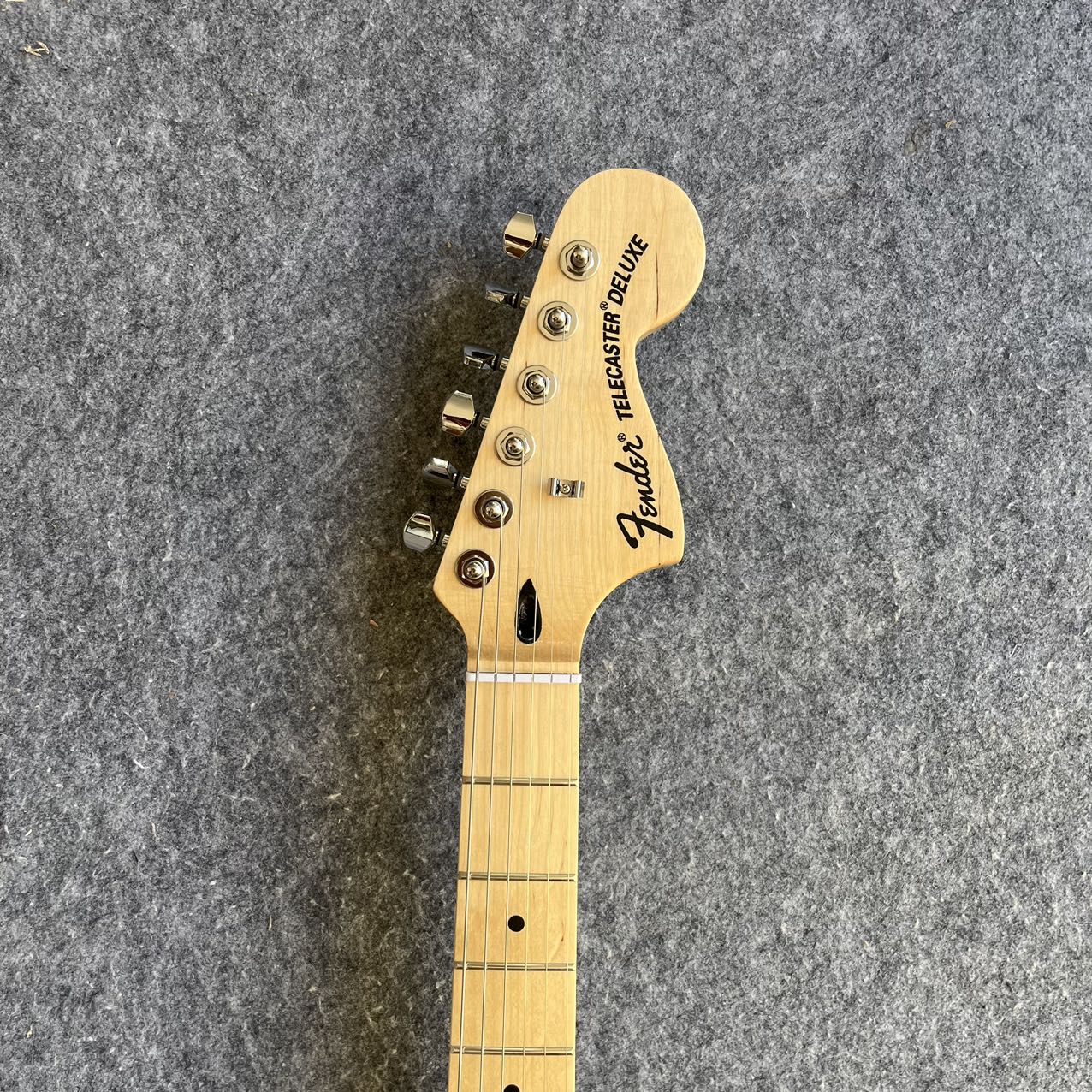 Natural Finish Telecaster Deluxe Style Guitar