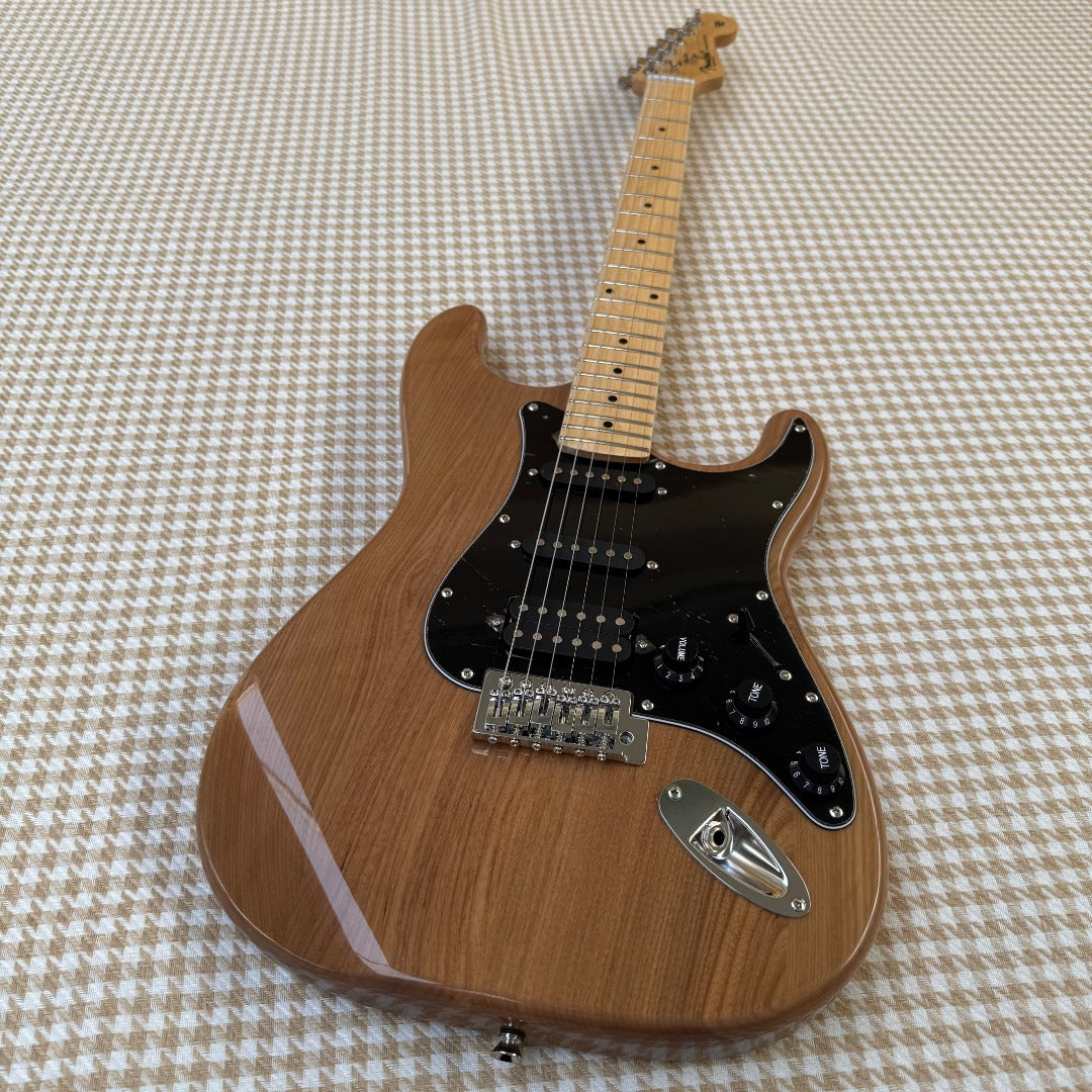 Natural Finish Stratocaster Style Guitar
