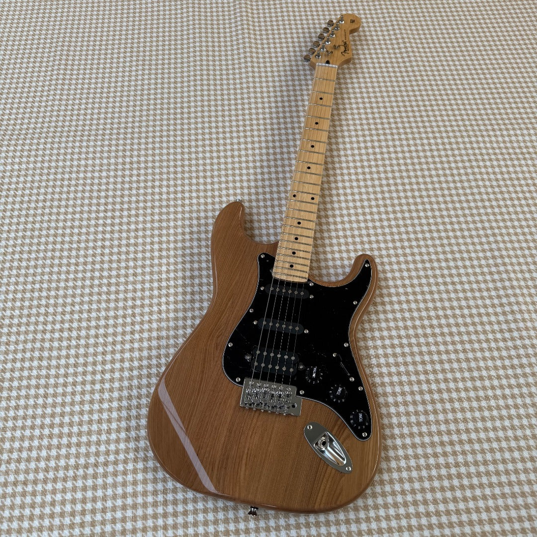Natural Finish Stratocaster Style Guitar