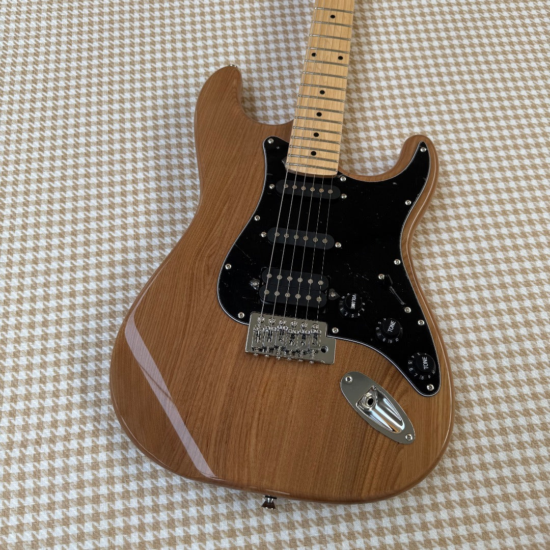 Natural Finish Stratocaster Style Guitar