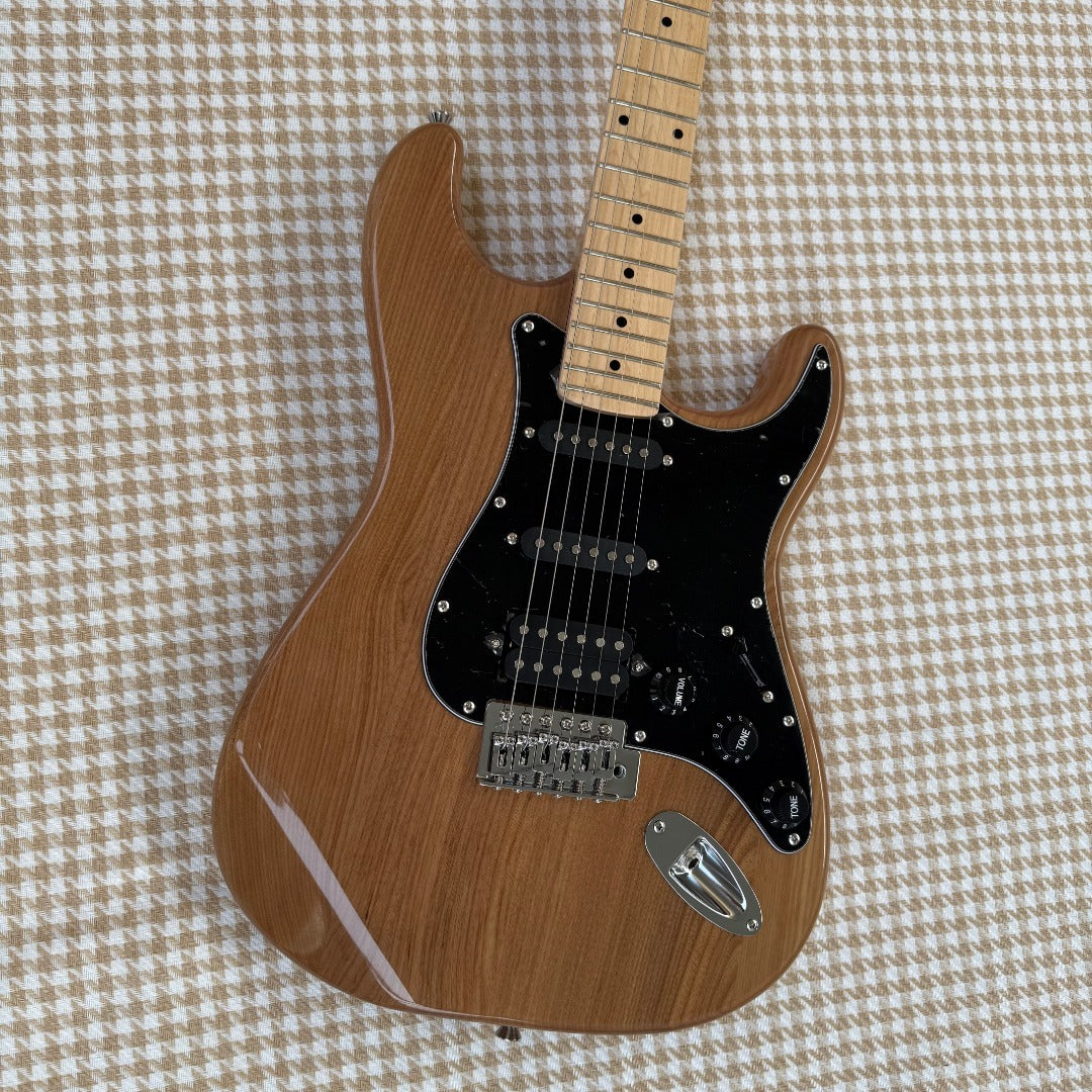 Natural Finish Stratocaster Style Guitar