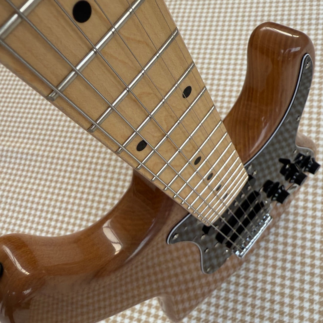 Natural Finish Stratocaster Style Guitar