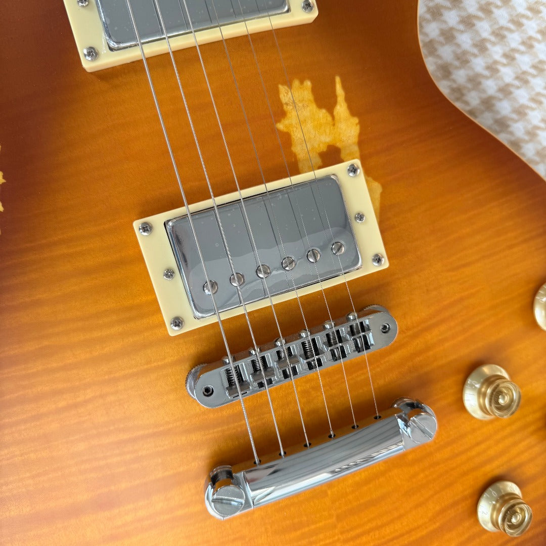 Natural Worn Les Paul Style Guitar