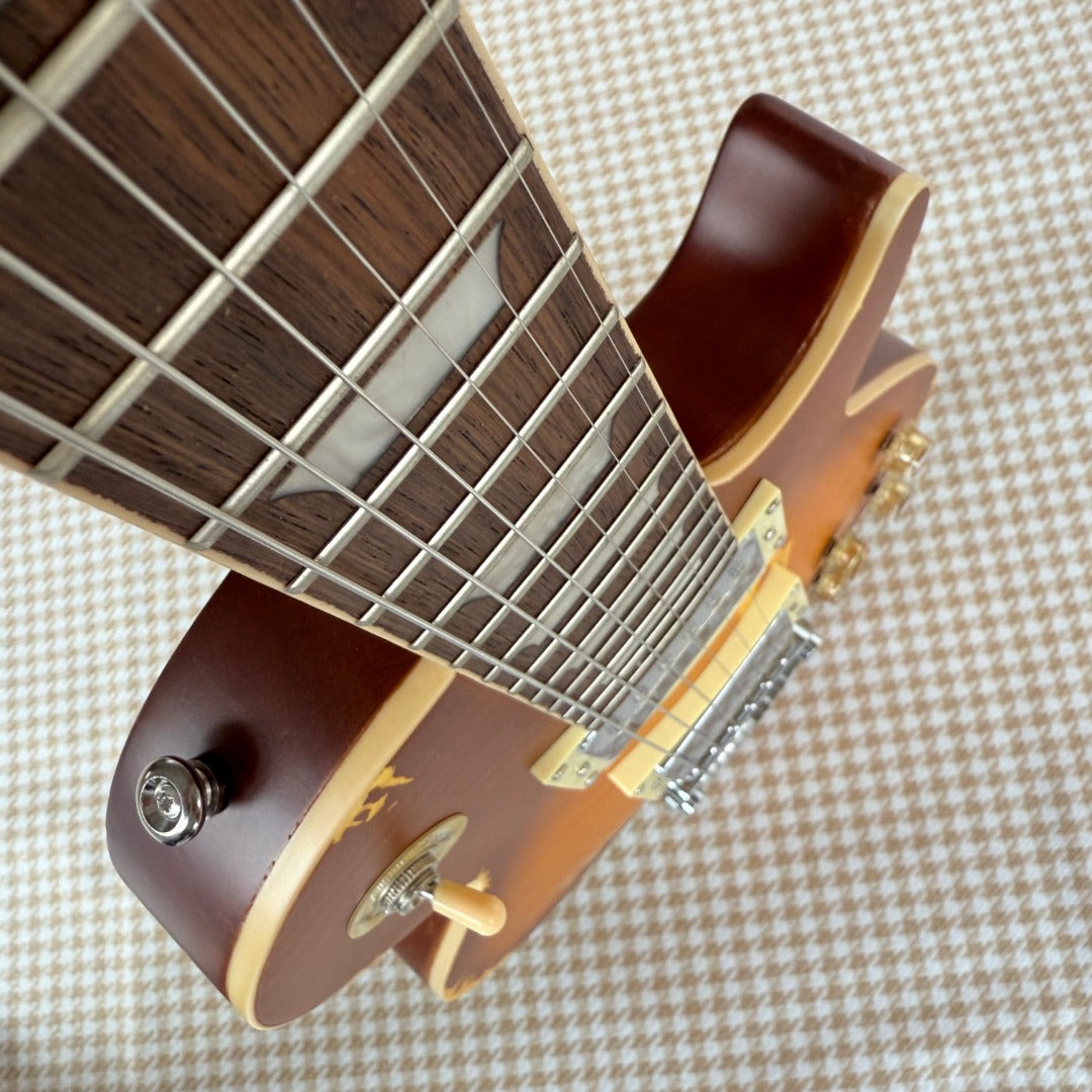 Natural Worn Les Paul Style Guitar