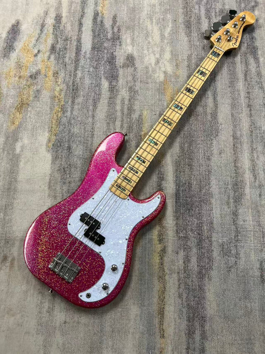 Pink Fender Precision Bass