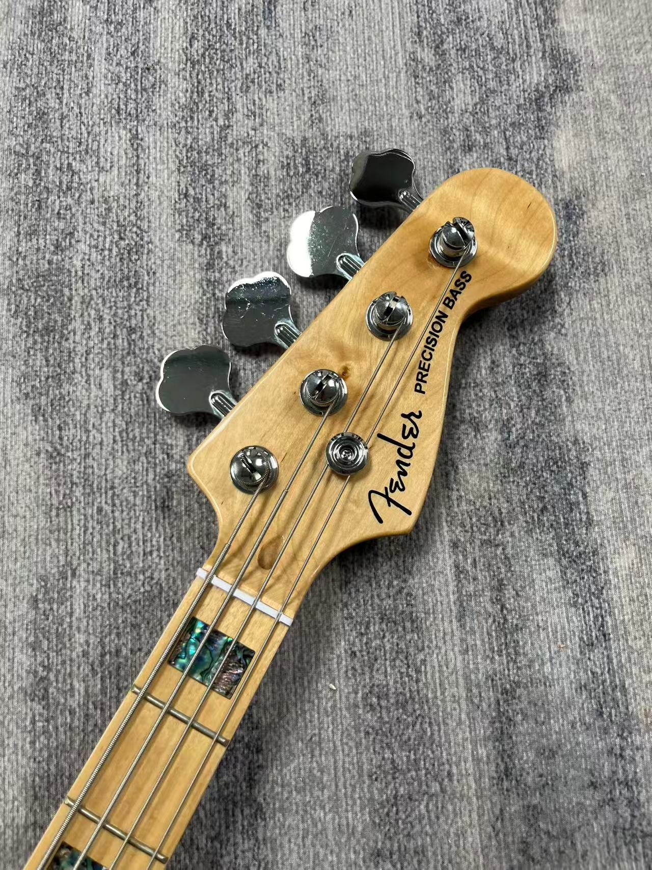 Pink Fender Precision Bass
