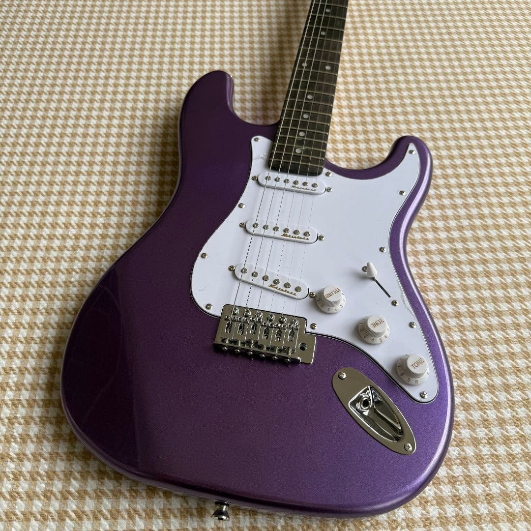 Purple Stratocaster Style Guitar