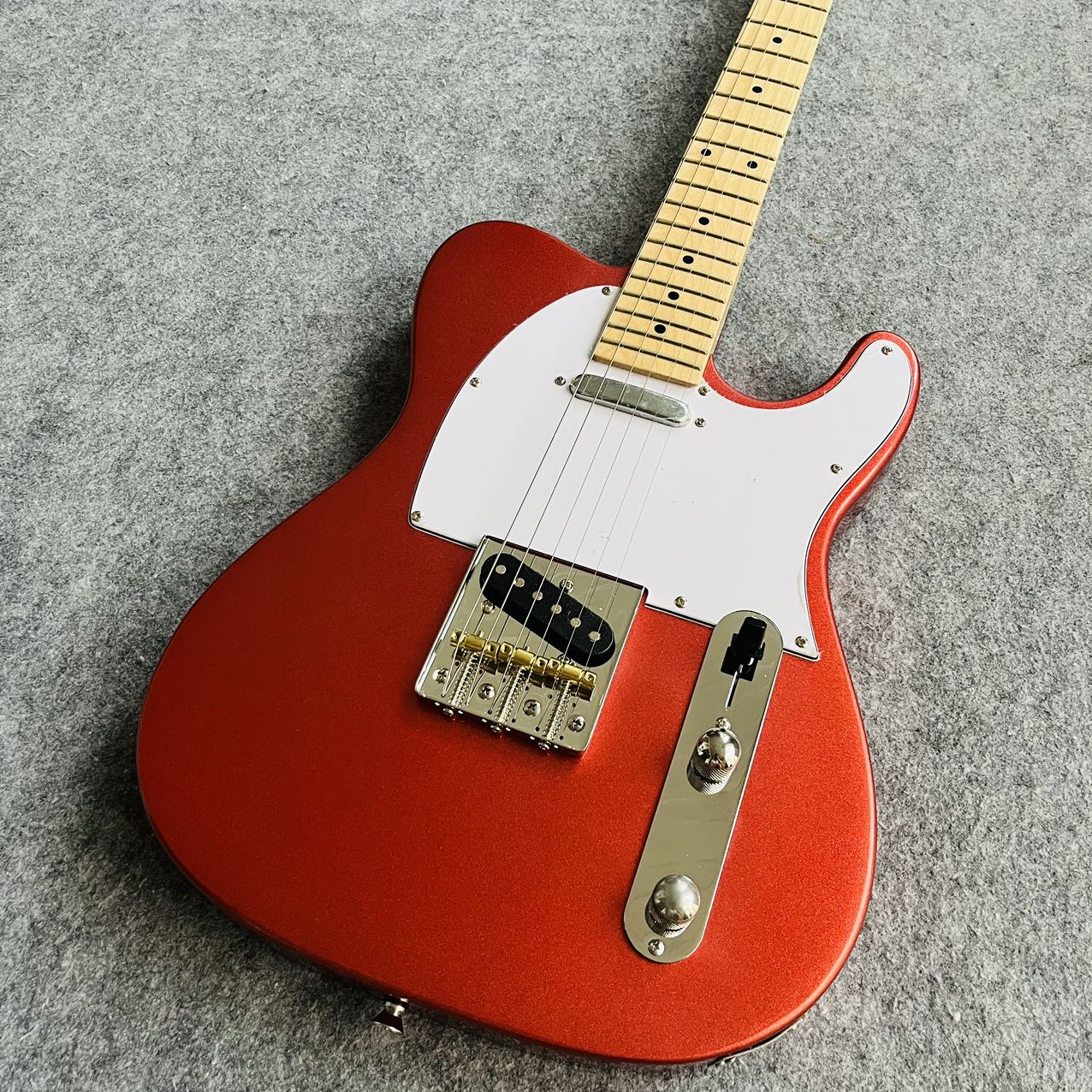 Red Telecaster Style Guitar