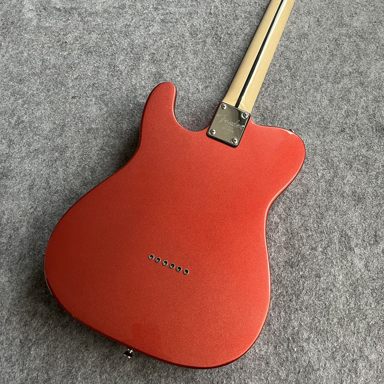 Red Telecaster Style Guitar