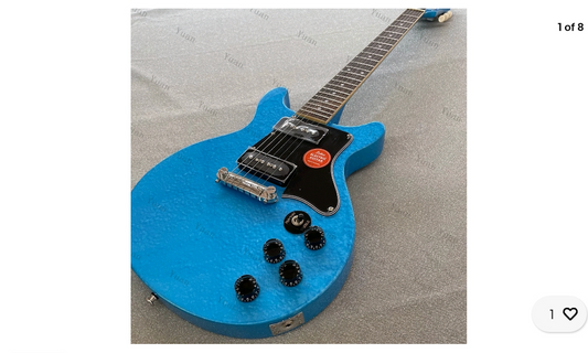 Custom Made Left Handed Les Paul JR
