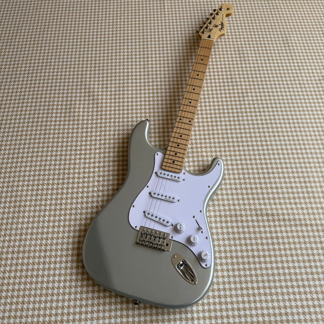Silver Stratocaster Style Guitar