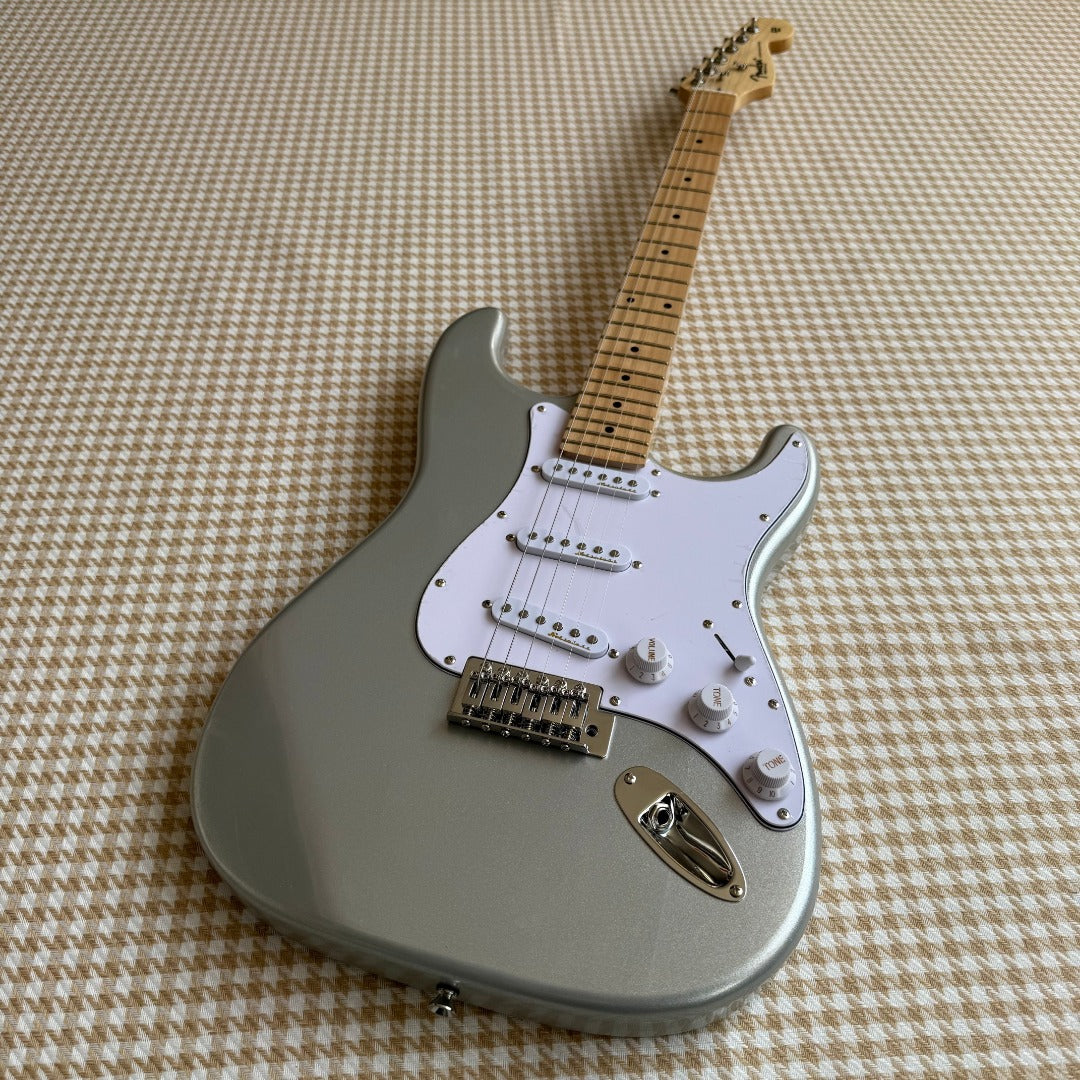 Silver Stratocaster Style Guitar