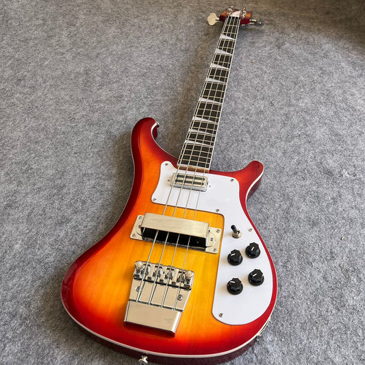 Orangeburst Rickenbacker 4003 Style Bass