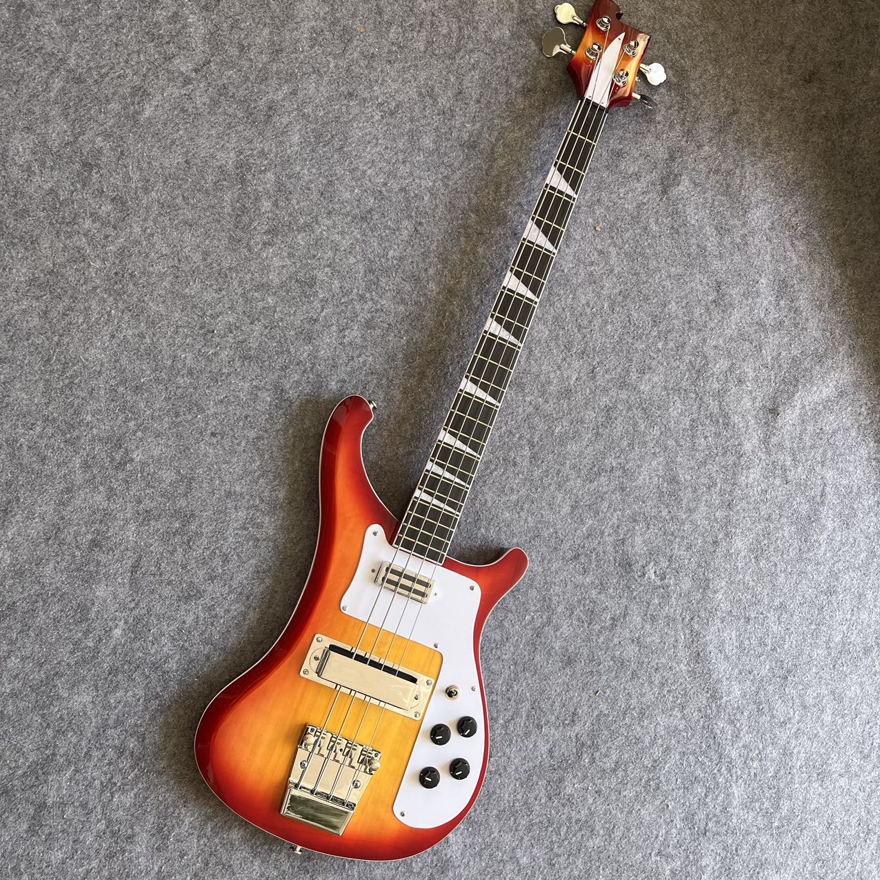 Orangeburst Rickenbacker 4003 Style Bass