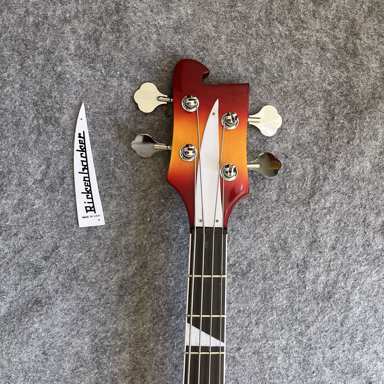 Orangeburst Rickenbacker 4003 Style Bass